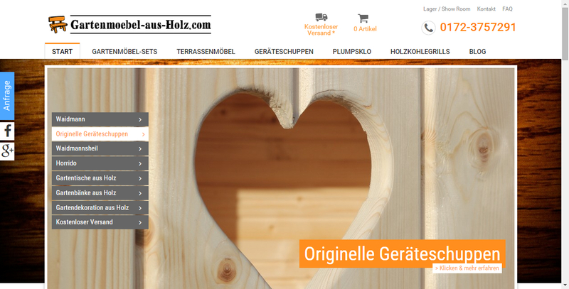 Screenshot - Gartenmöbel aus Holz